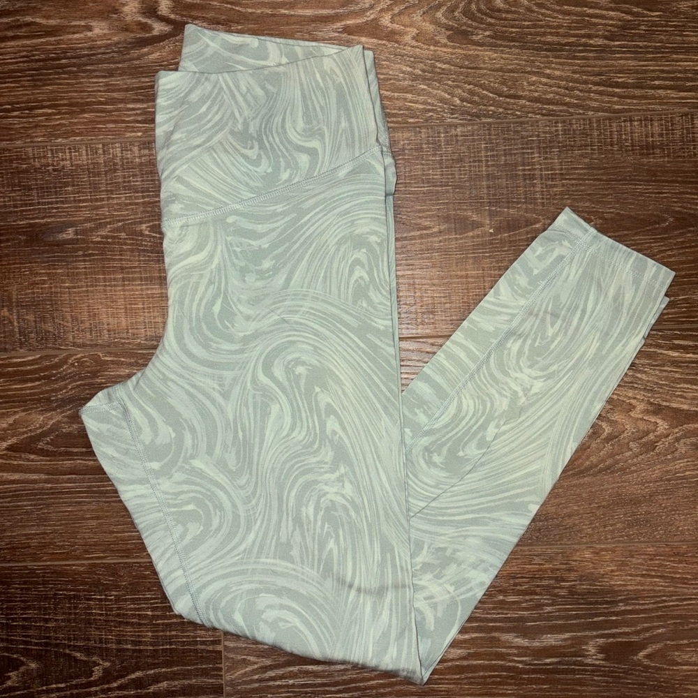Old Navy Swirl Pattern Leggings - Light Green